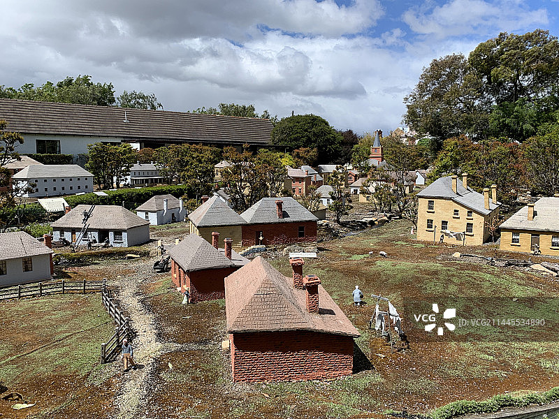 霍巴特历史微缩景观Old Hobart Town图片素材