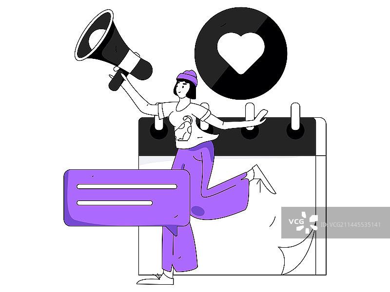 商务工作的人物扁平矢量概念运营手绘插画图片素材