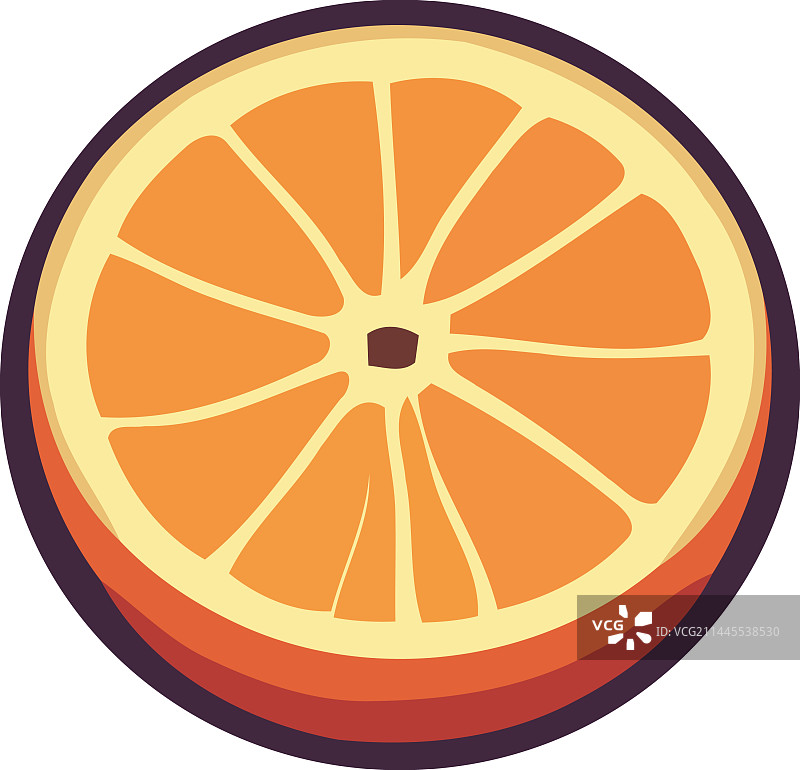 多汁的夏日葡萄柚切片图片素材