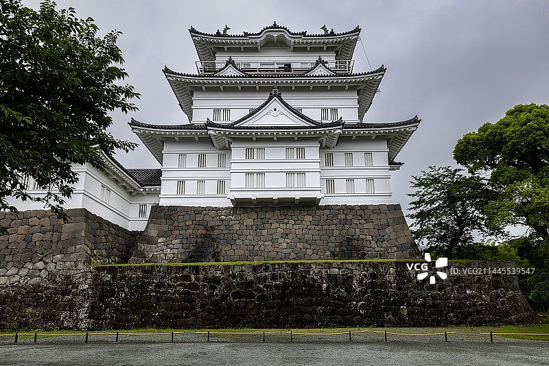 日本神奈川县小田原城天守图片素材