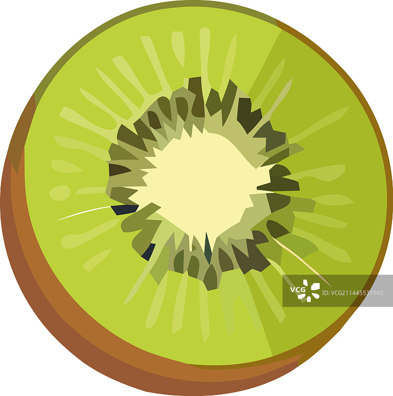 成熟的有机猕猴桃片自然健康图片素材