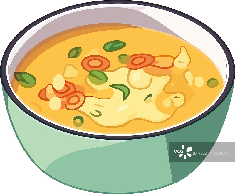 蔬菜肉类美味汤碗图片素材