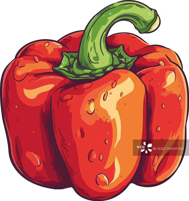 新鲜的辣椒蔬菜，成熟待用图片素材