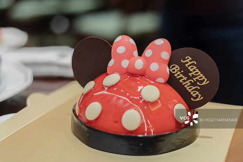 迪士尼米奇生日蛋糕图片素材