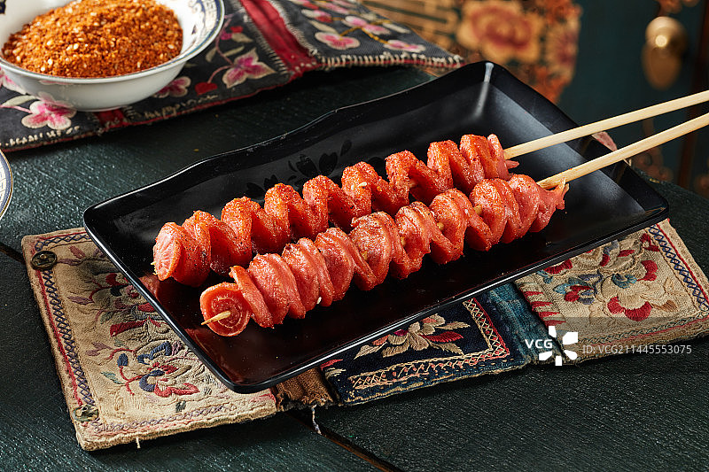 碳烤香肠肉肠图片素材