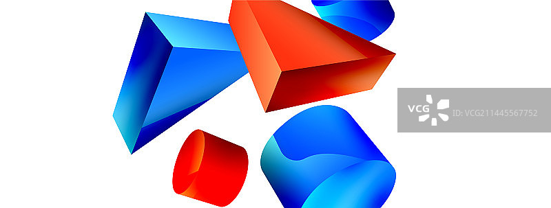 3d极简几何抽象背景图片素材