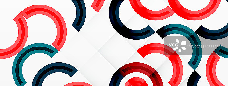 彩色的圆形抽象背景，充满活力图片素材