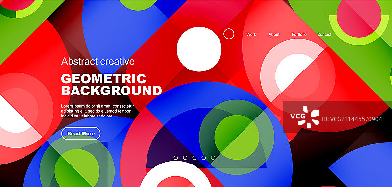 抽象技术登陆页面的背景与图片素材