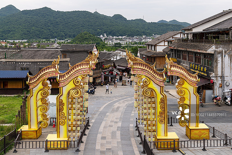 贵州贵阳青岩古镇风光图片素材