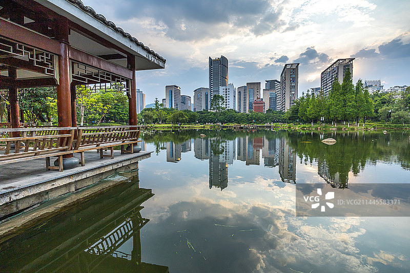 中国福建龙岩城市风光图片素材