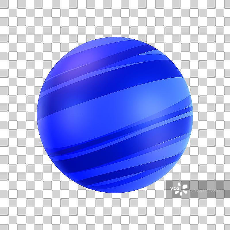 3D卡通风格彩色星球免抠元素图片素材