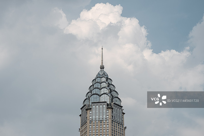 建筑 蓝天 白云图片素材