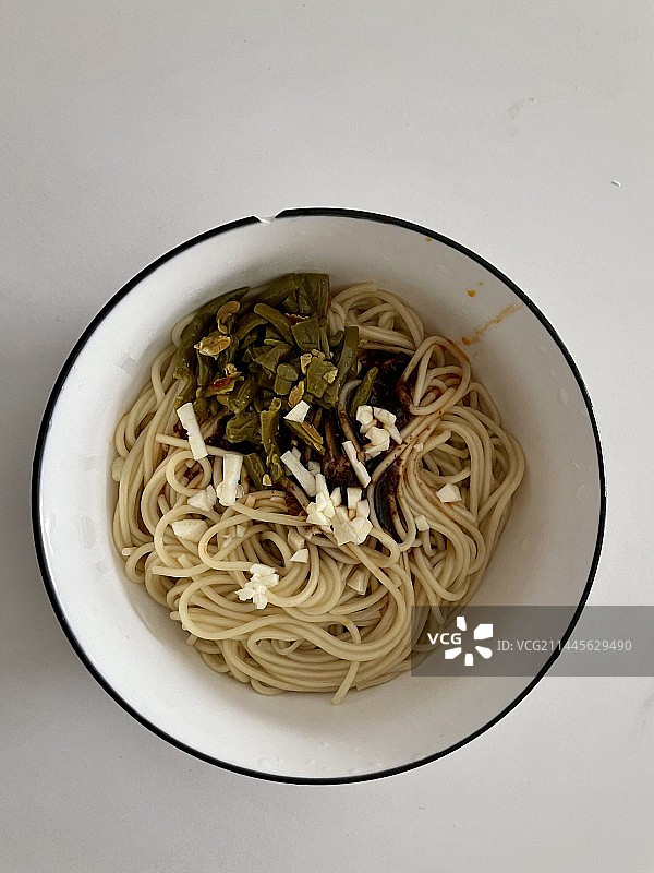 热干面特写图片素材