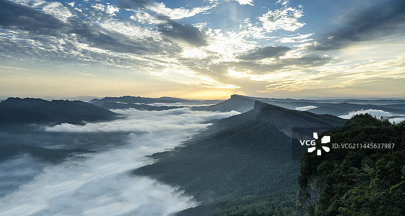剑阁鸡心寨图片素材