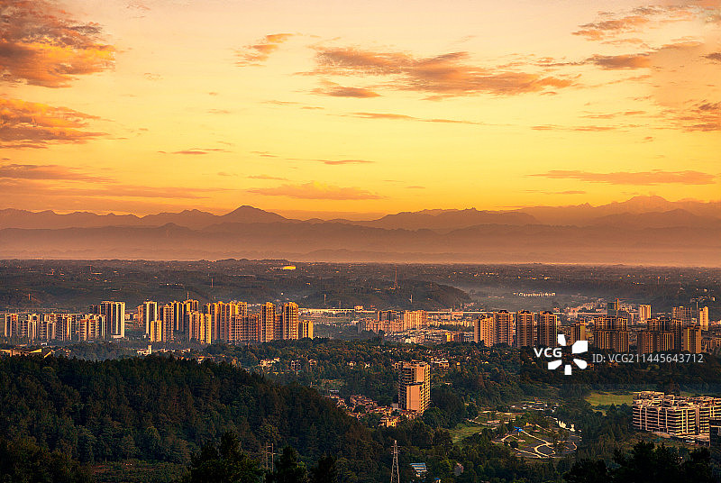 成都郊外蒲江县风光图片素材