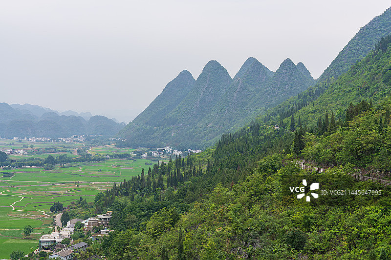 贵州兴义万峰林之大顺峰（罗汉峰林）图片素材