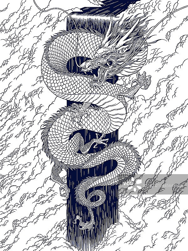 银河之上·龙飞九天图片素材