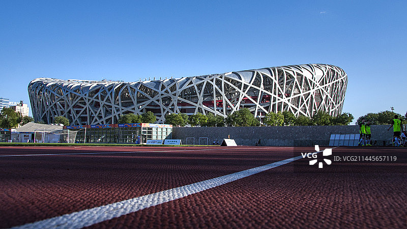 国家体育场-鸟巢全景图片素材