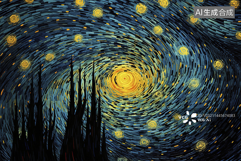 【AI数字艺术】抽象艺术浪漫油画图片素材