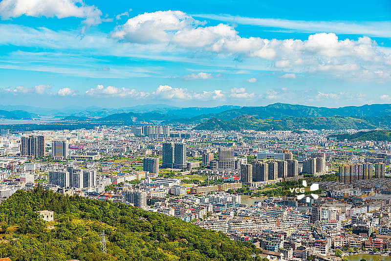 台州市玉环市楚门镇小镇风光照片图片素材