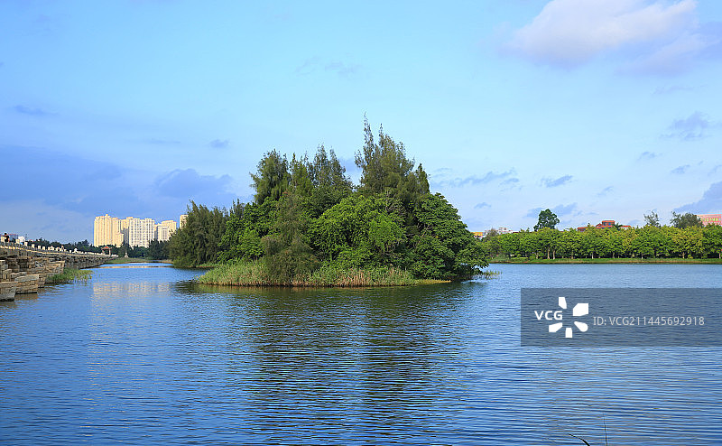 泉州安平桥的黄昏图片素材