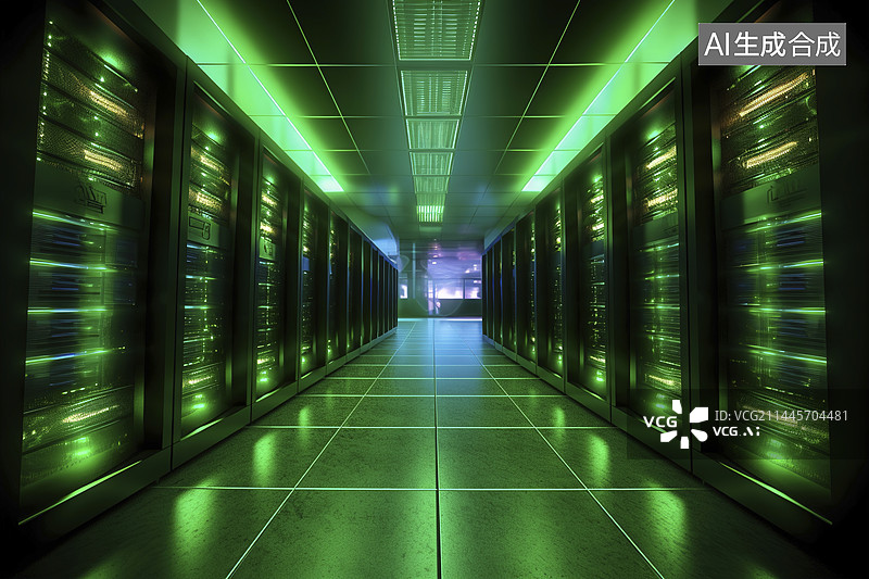 【AI数字艺术】大数据中心图片素材