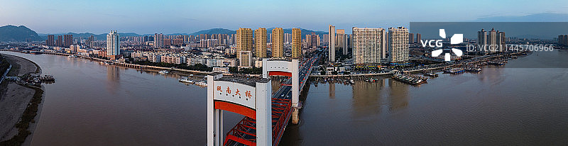 龙港市 瓯南大桥 龙港外滩 红日海景 龙港医院 龙港一中 文卫路图片素材