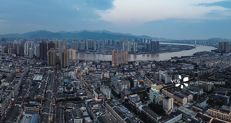 龙港市 瓯南大桥 龙港外滩 红日海景 龙港医院 龙港一中 文卫路图片素材
