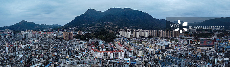 柘荣县 龙溪 文昌南路 仙屿公园 河滨西路 图书馆 航拍图片素材