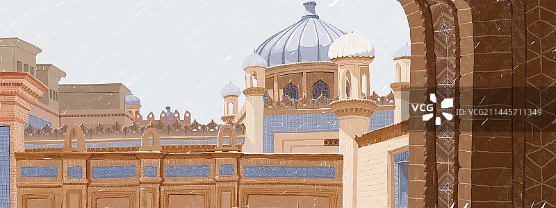 新疆莎车王宫图片素材