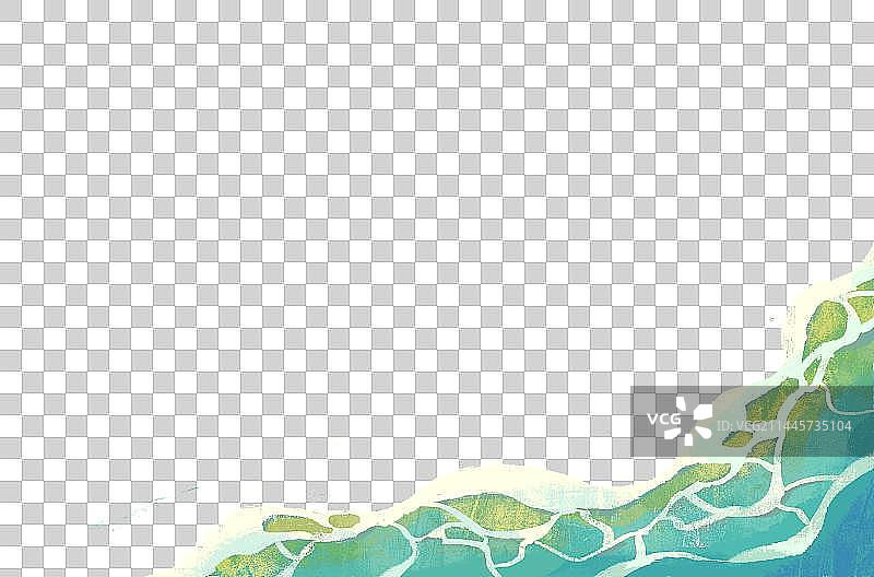海水与波纹图片素材