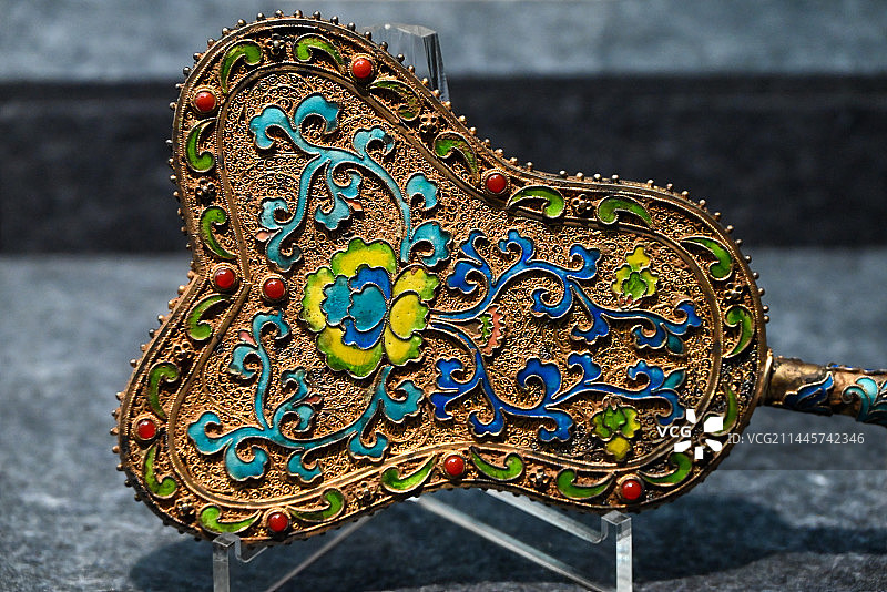 广州十三行博物馆展出的文物图片素材