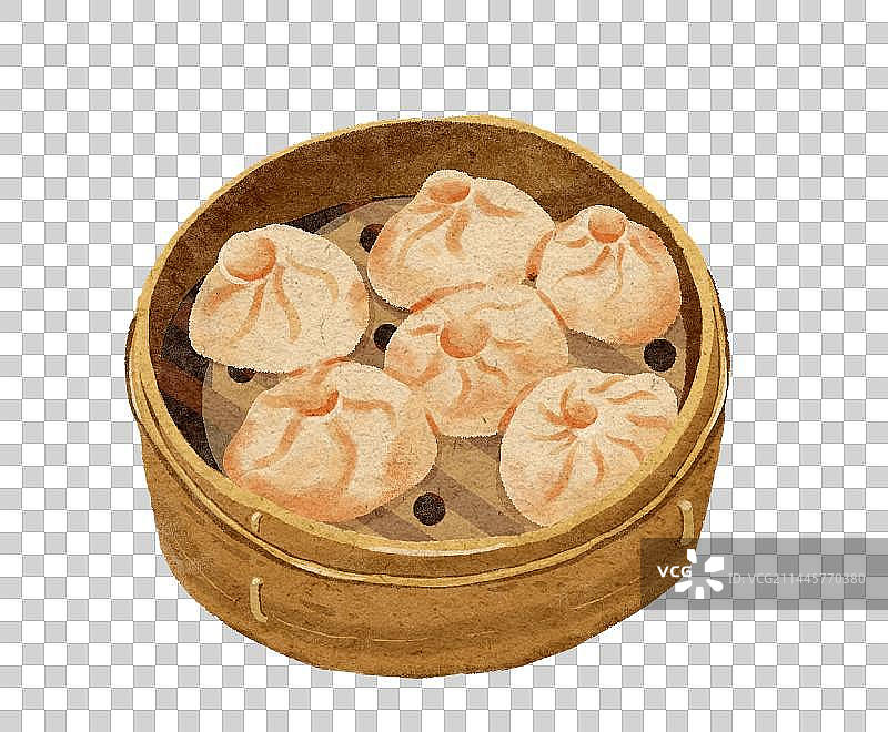 中国风小笼包元素图片素材