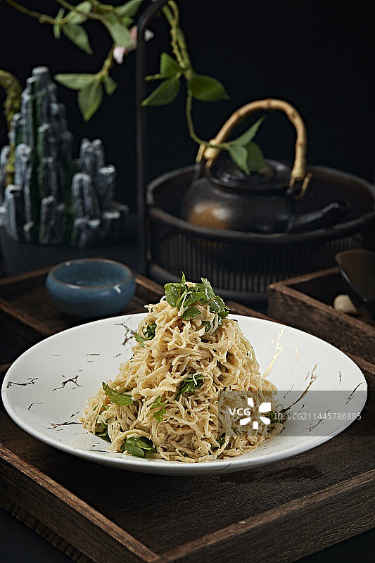 凉拌美味干豆腐丝图片素材