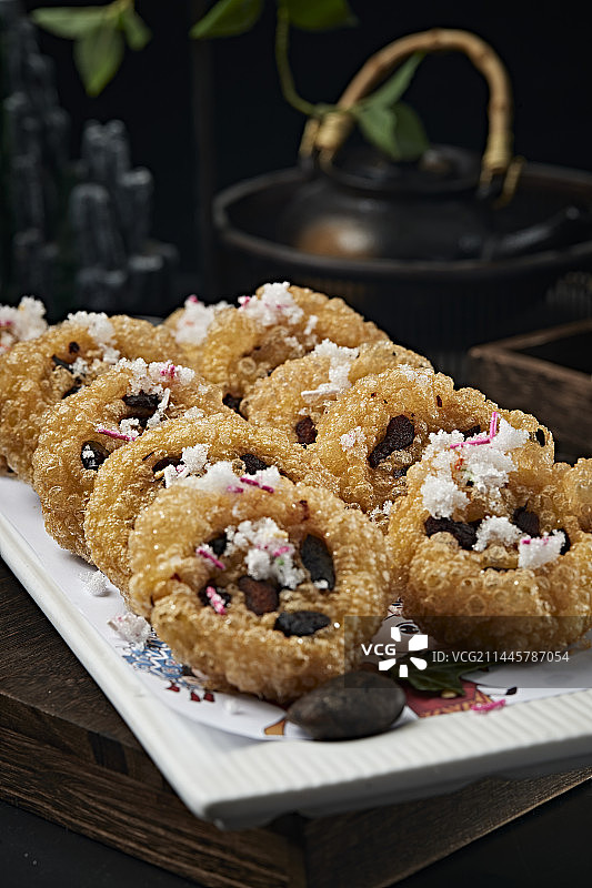 红枣油炸糕图片素材