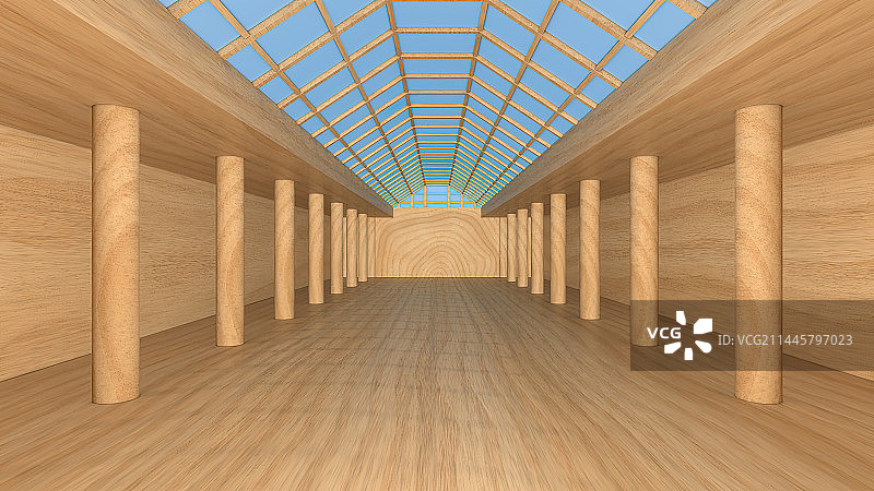 人造建筑空间图片素材