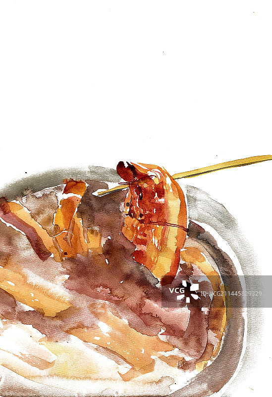 锅里的把子肉图片素材