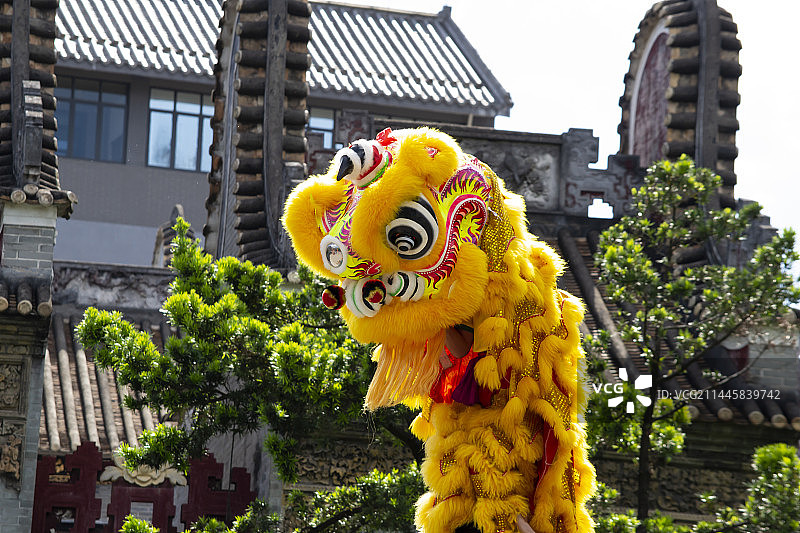 佛山黄飞鸿狮子图片素材