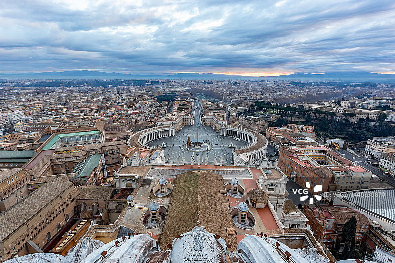 梵蒂冈圣彼得广场图片素材