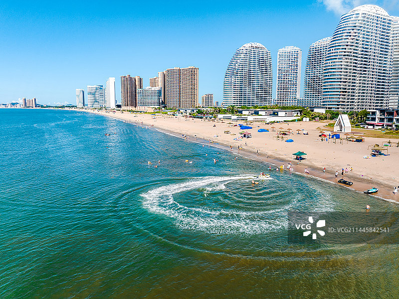 中国惠州市惠东县港口镇双月湾图片素材