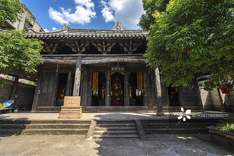 中国四川省德阳市中江县仓山镇禹王宫图片素材