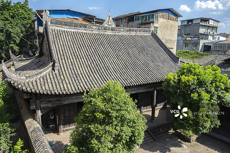 中国四川省德阳市中江县仓山镇禹王宫图片素材