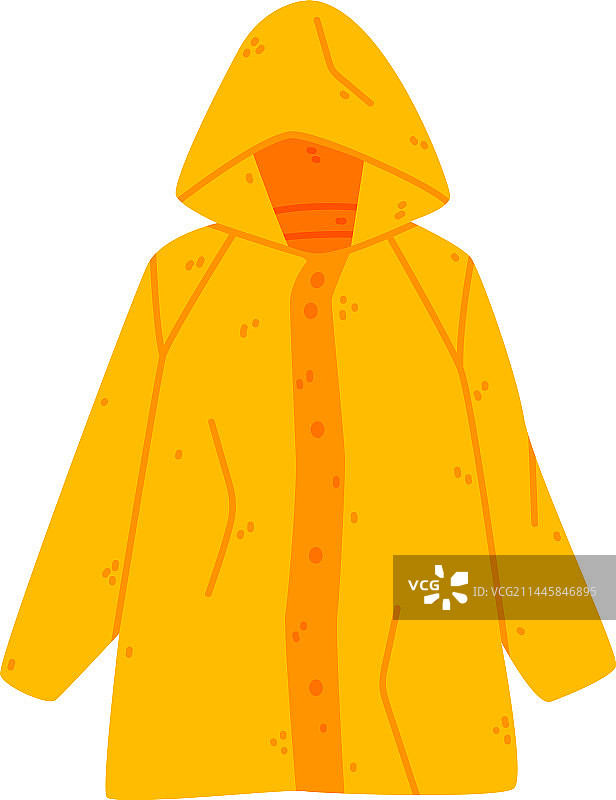 黄色外套，袖子是温暖的秋装图片素材