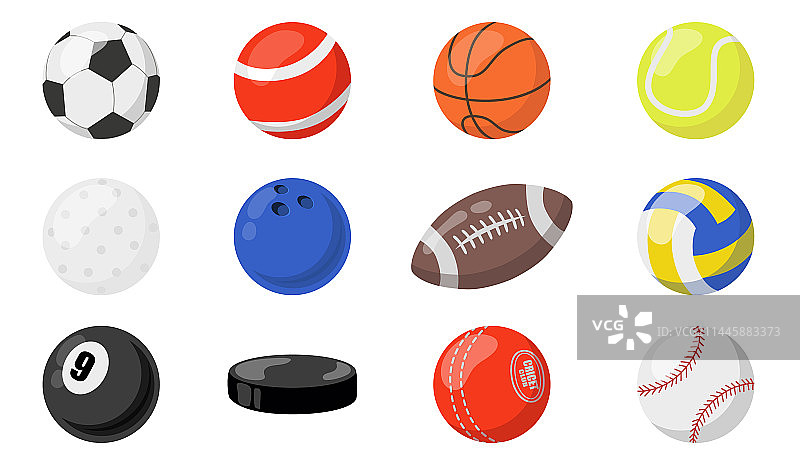 运动用球套装图片素材