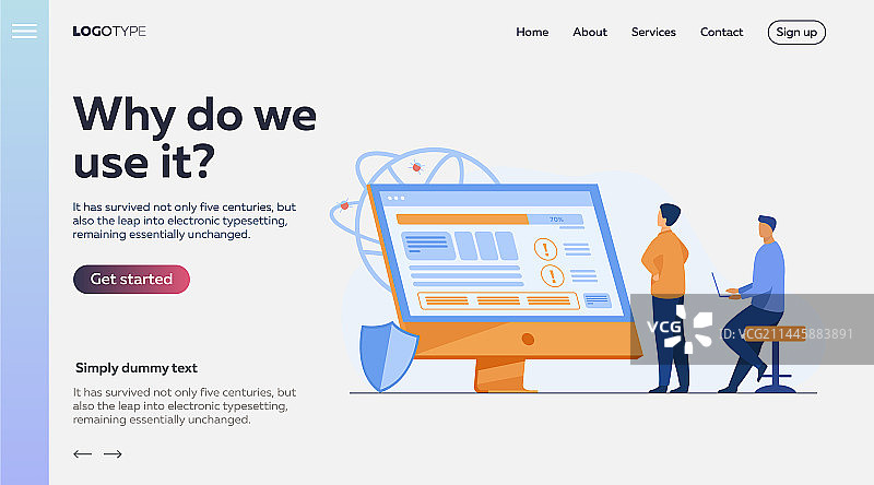 正在测试软件的程序员图片素材