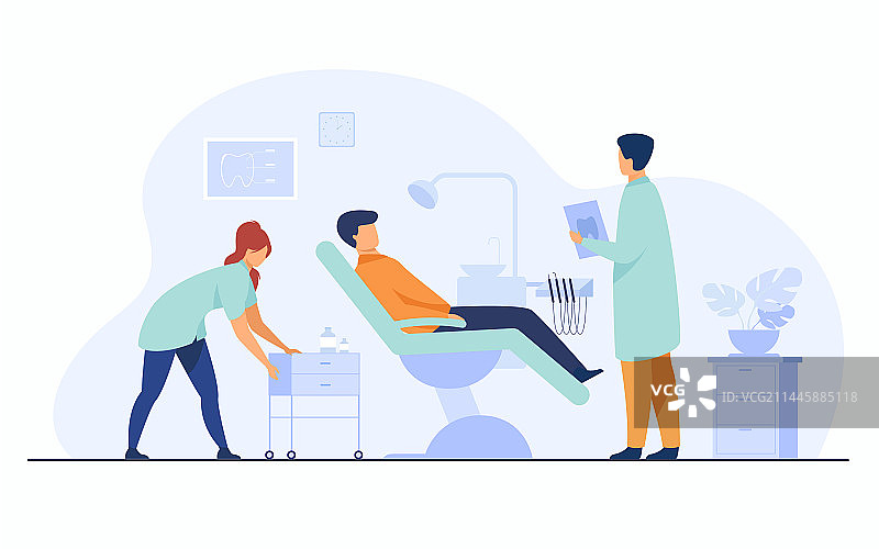 牙科诊所概念图片素材