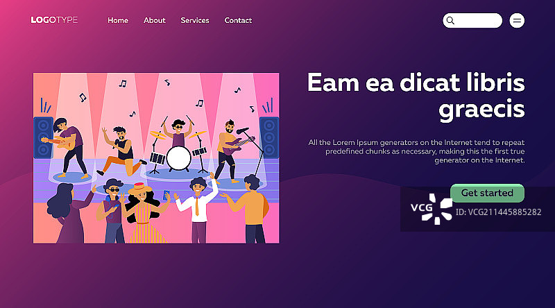 夜总会现场音乐舞蹈图片素材