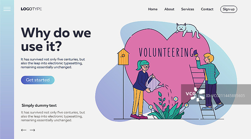 志愿慈善人士图片素材