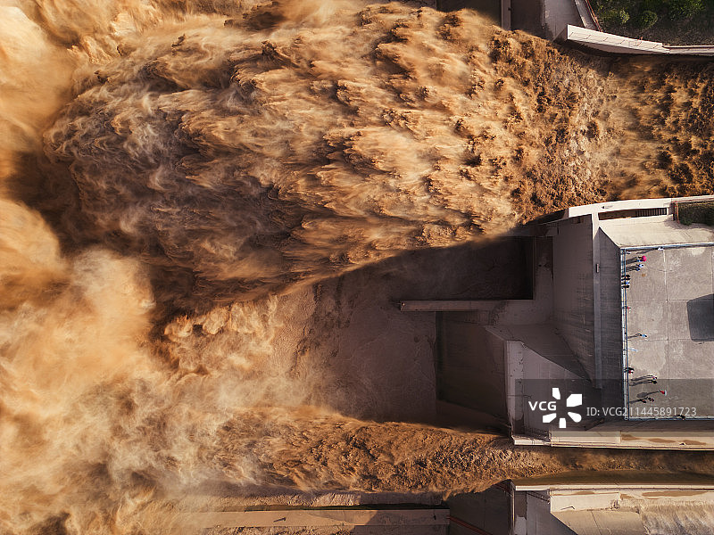 洛阳小浪底调水调沙图片素材