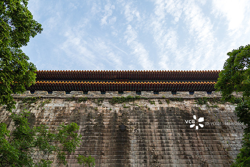 南京明孝陵方城明楼图片素材